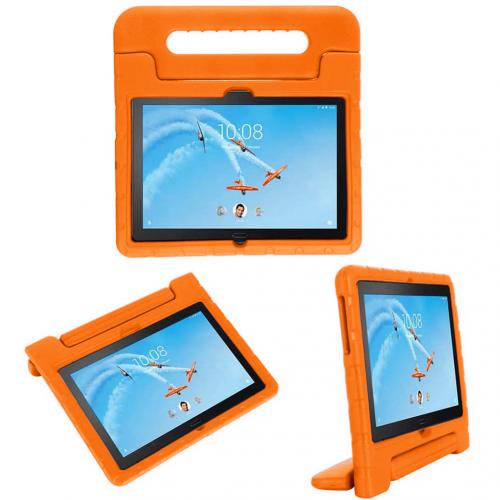 iMoshion Kidsproof Backcover met handvat voor de Lenovo Tab P10 / M10 - Oranje