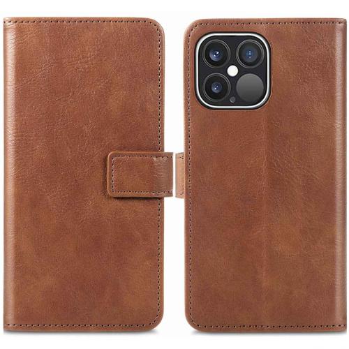 iMoshion Luxe Booktype iPhone 13 Pro - Bruin