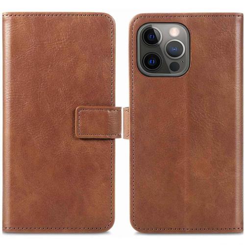 iMoshion Luxe Booktype iPhone 13 Pro Max - Bruin