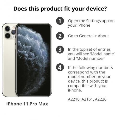 iMoshion Luxe Booktype voor de iPhone 11 Pro Max - Zwart