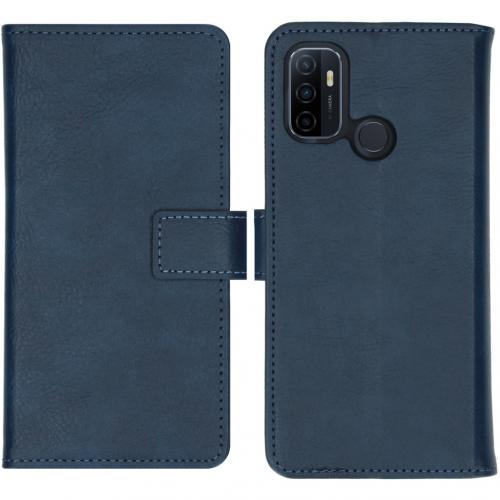 iMoshion Luxe Booktype voor de Oppo A53 / Oppo A53s - Donkerblauw