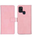 iMoshion Luxe Booktype voor de Samsung Galaxy A21s - Roze