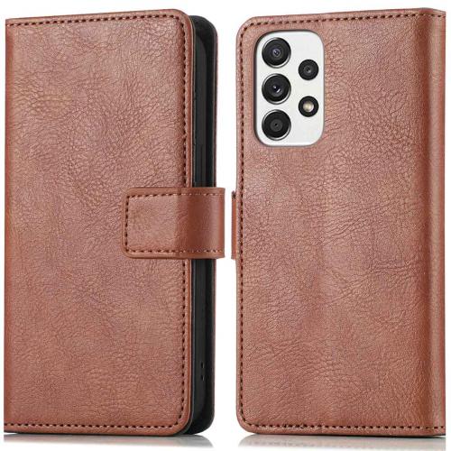 iMoshion Luxe Booktype voor de Samsung Galaxy A33 - Bruin