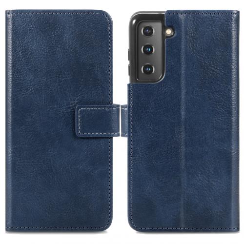 iMoshion Luxe Booktype voor de Samsung Galaxy S21 - Donkerblauw