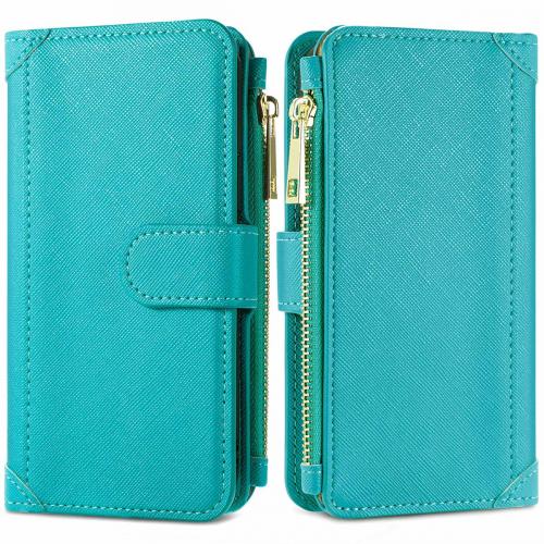 iMoshion Luxe Portemonnee voor de iPhone 13 Pro - Turquoise