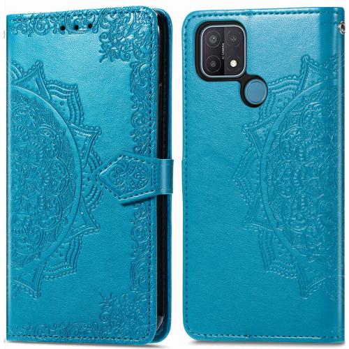iMoshion Mandala Booktype voor de Oppo A15 - Turquoise