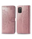 iMoshion Mandala Booktype voor de Samsung Galaxy A02s - Rosé Goud