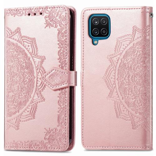 iMoshion Mandala Booktype voor de Samsung Galaxy A12 - Rosé Goud