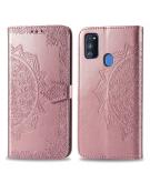 iMoshion Mandala Booktype voor de Samsung Galaxy M30s / M21 -Rosé Goud
