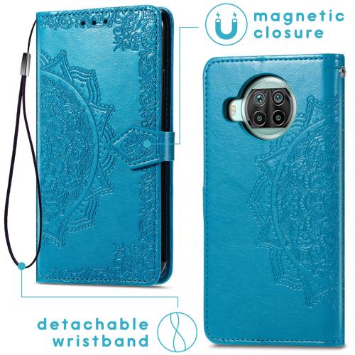 iMoshion Mandala Booktype voor de Xiaomi Mi 10T Lite - Turquoise