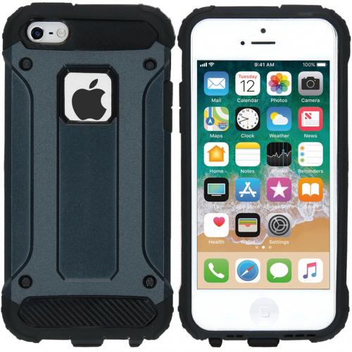 iMoshion Rugged Xtreme Backcover voor de iPhone SE / 5 / 5s - Donkerblauw