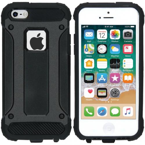 iMoshion Rugged Xtreme Backcover voor de iPhone SE / 5 / 5s - Zwart