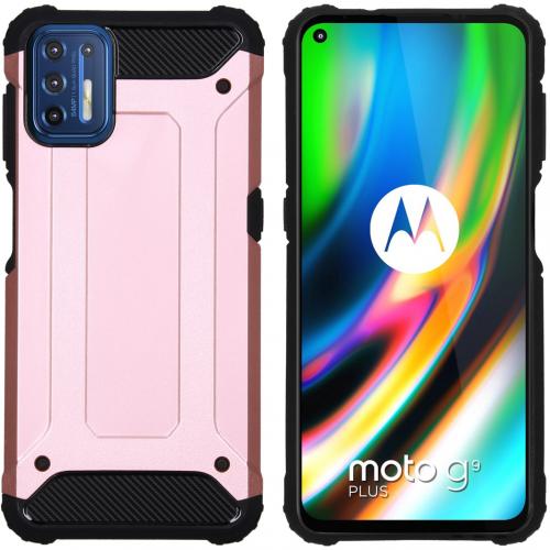 iMoshion Rugged Xtreme Backcover voor de Motorola Moto G9 Plus - Rosé Goud