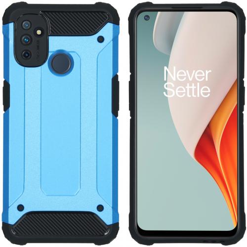 iMoshion Rugged Xtreme Backcover voor de OnePlus Nord N100 - Lichtblauw