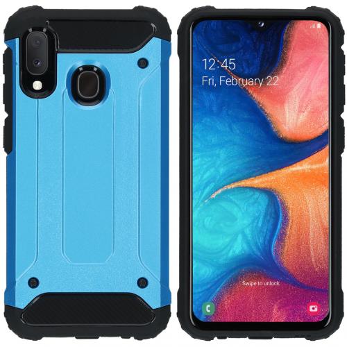 iMoshion Rugged Xtreme Backcover voor de Samsung Galaxy A20e - Lichtblauw