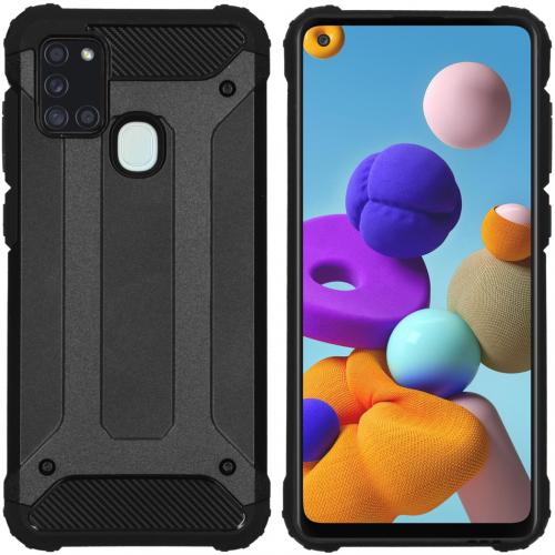 iMoshion Rugged Xtreme Backcover voor de Samsung Galaxy A21s - Zwart