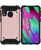 iMoshion Rugged Xtreme Backcover voor de Samsung Galaxy A40 - Rosé Goud