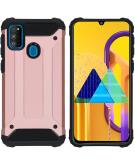 iMoshion Rugged Xtreme Backcover voor de Samsung Galaxy M30s / M21 - Rosé Goud