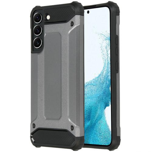 iMoshion Rugged Xtreme Backcover voor de Samsung Galaxy S22 - Donkergrijs