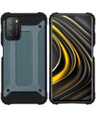 iMoshion Rugged Xtreme Backcover voor de Xiaomi Poco M3 - Donkerblauw