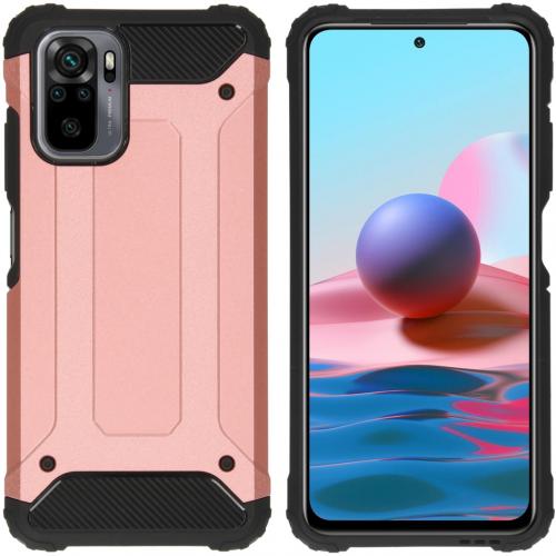 iMoshion Rugged Xtreme Backcover voor de Xiaomi Redmi Note 10 (4G) / Note 10S - Rosé Goud