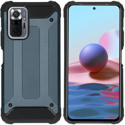 iMoshion Rugged Xtreme Backcover voor de Xiaomi Redmi Note 10 Pro - Donkerblauw