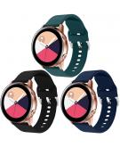 iMoshion Siliconen bandje 3-pack Galaxy Watch 40/42mm / Active 2 42/44mm / Watch 3 41mm