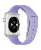 iMoshion Siliconen bandje voor de Apple Watch Series 1-7 / SE - 38/40/41 mm - Paars