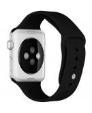 iMoshion Siliconen bandje voor de Apple Watch Series 1-7 / SE - 38/40/41 mm - Zwart