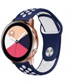iMoshion Siliconen sport bandje Galaxy Watch 40/42mm / Active 2 42/44mm / Watch 3 41mm - Blauw