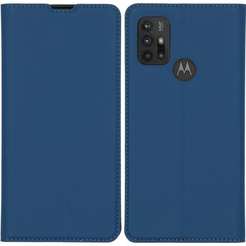 iMoshion Slim Folio Book Case voor de Motorola Moto G30 / G20 / G10 (Power) - Donkerblauw