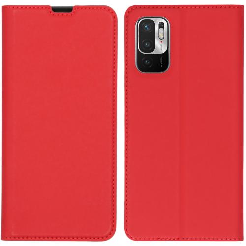 iMoshion Slim Folio Book Case voor de  Xiaomi Redmi Note 10 (5G) - Rood