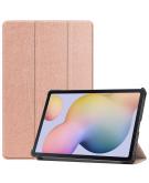 iMoshion Trifold Bookcase voor de Samsung Galaxy Tab S8 / S7 - Rosé Goud