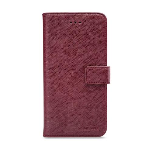 My Style - Samsung Galaxy S21 Hoesje - Flex Wallet Donker Rood