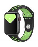 Nike Sport Band voor Apple Watch Series 1-7 / SE - 38/40/41 mm - Black / Lime Blast