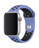 Nike Sport Band voor Apple Watch Series 1-7 / SE - 42/44/45 mm  - Zwart / Blauw