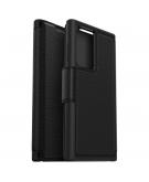 OtterBox Strada Booktype voor de Samsung Galaxy S22 Ultra - Zwart
