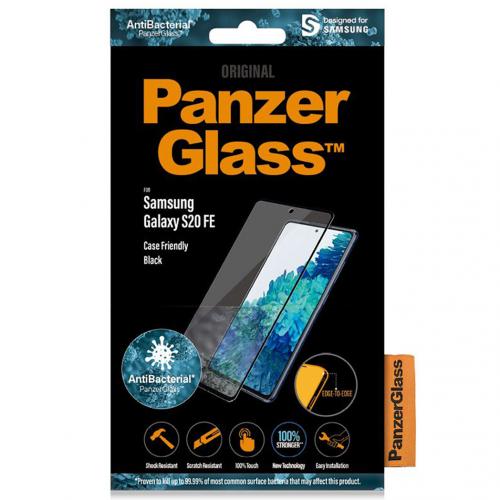 PanzerGlass Anti-Bacterial Case Friendly Screenprotector voor de Samsung Galaxy S20 FE