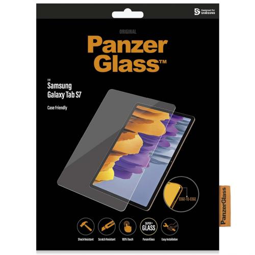 PanzerGlass Anti-Bacterial Case Friendly Screenprotector voor de Samsung Galaxy Tab S7