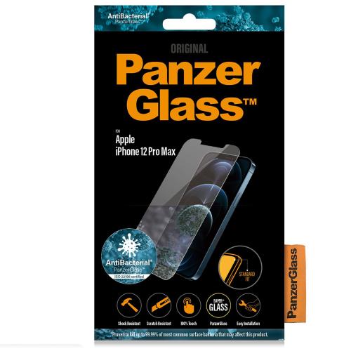 PanzerGlass Anti-Bacterial Screenprotector voor de iPhone 12 Pro Max