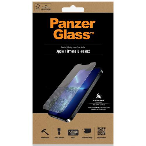 PanzerGlass Anti-Bacterial Screenprotector voor de iPhone 13 Pro Max