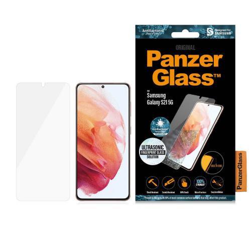 PanzerGlass Case Friendly Biometric Screenprotector voor de Samsung Galaxy S21