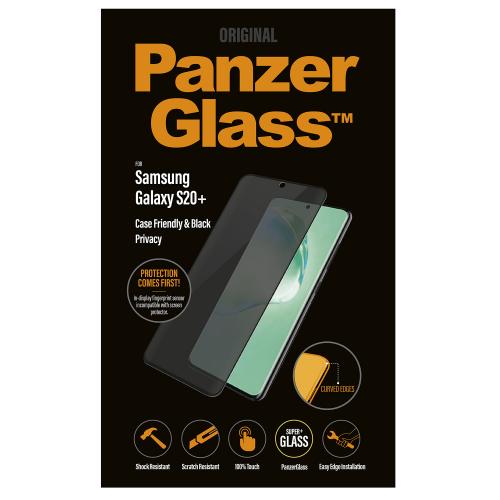 PanzerGlass Case Friendly Privacy Screenprotector voor de Samsung Galaxy S20 Plus