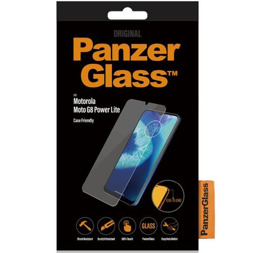 PanzerGlass Case Friendly Screenprotector voor de Motorola Moto G8 Power Lite