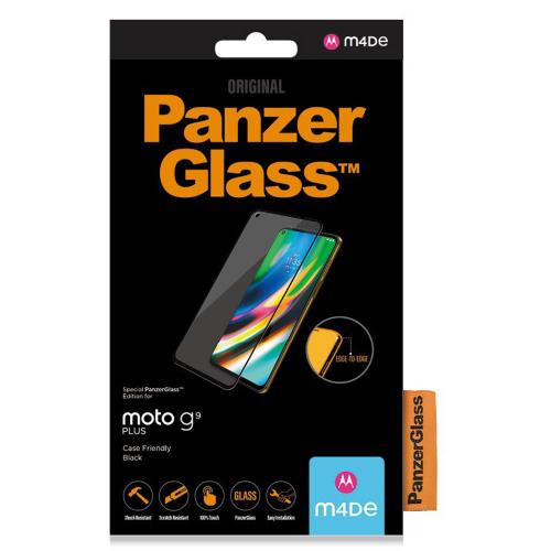 PanzerGlass Case Friendly Screenprotector voor de Motorola Moto G9 Plus