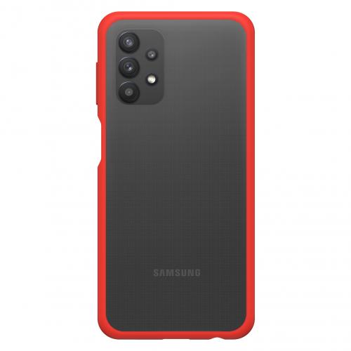 React Backcover voor de Samsung Galaxy A32 (5G) - Transparant / Rood