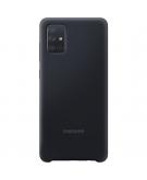Samsung Silicone Backcover voor de Galaxy A71 - Zwart