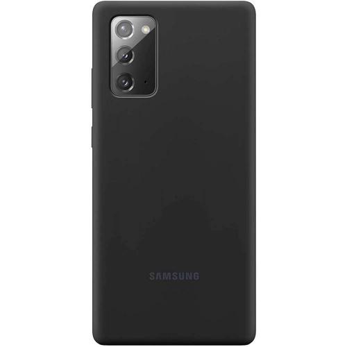Samsung Silicone Backcover voor de Galaxy Note 20 - Mystic Black
