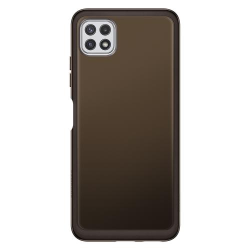 Samsung Silicone Clear Cover voor de Galaxy A22 (5G) - Zwart