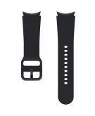 Samsung Sport Band S/M voor de Galaxy Watch / Watch 3 / Watch 4 / Active 2 / Classic 4 : 40-41-42-44mm - Zwart